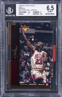 1998-99 Upper Deck "MJ23" Bronze #M20 Michael Jordan (#1534/2300) - BGS EX-MT+ 6.5